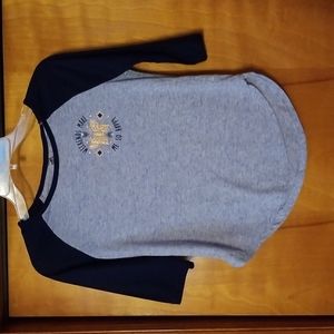 Girls' large 3/4" sleeve Beautees tee